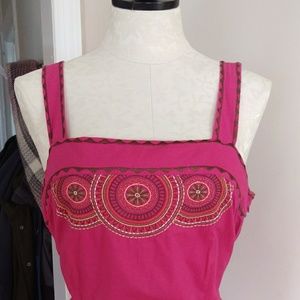 Pink Embroidered Tommy Hilfiger Dress